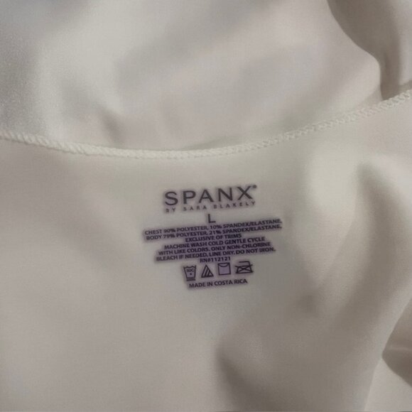 SPANX Ivory Sleeveless Shapewear Size L - Picture 7 of 7
